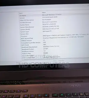 New Laptop Asus G703gx-Xs71 16GB AMD Ryzen 9 SSD 1T