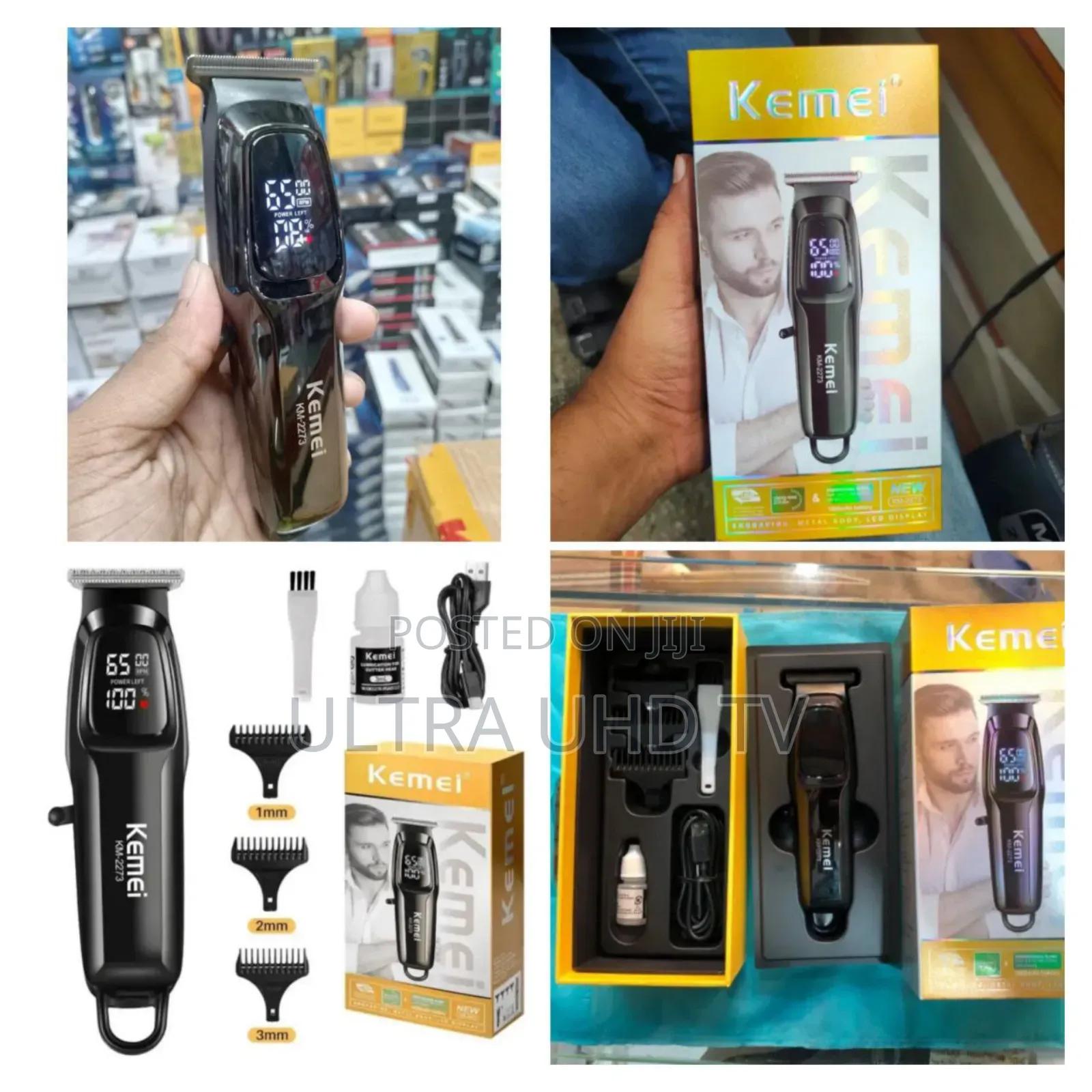 የፀጉርና የፂም ማስተካከያ ጥራትና ዘመናዊነትን በአንድ ላይ የያዘው የኬሚ (Kemei) የፀጉር መቆረጫ ማሽን