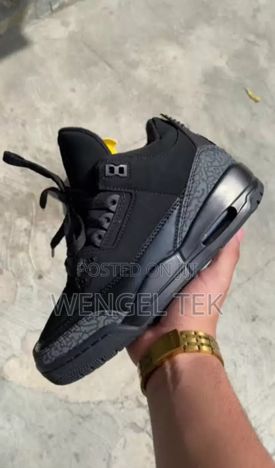 Air Jordan 3 Retro Black Cat ጆርዳን