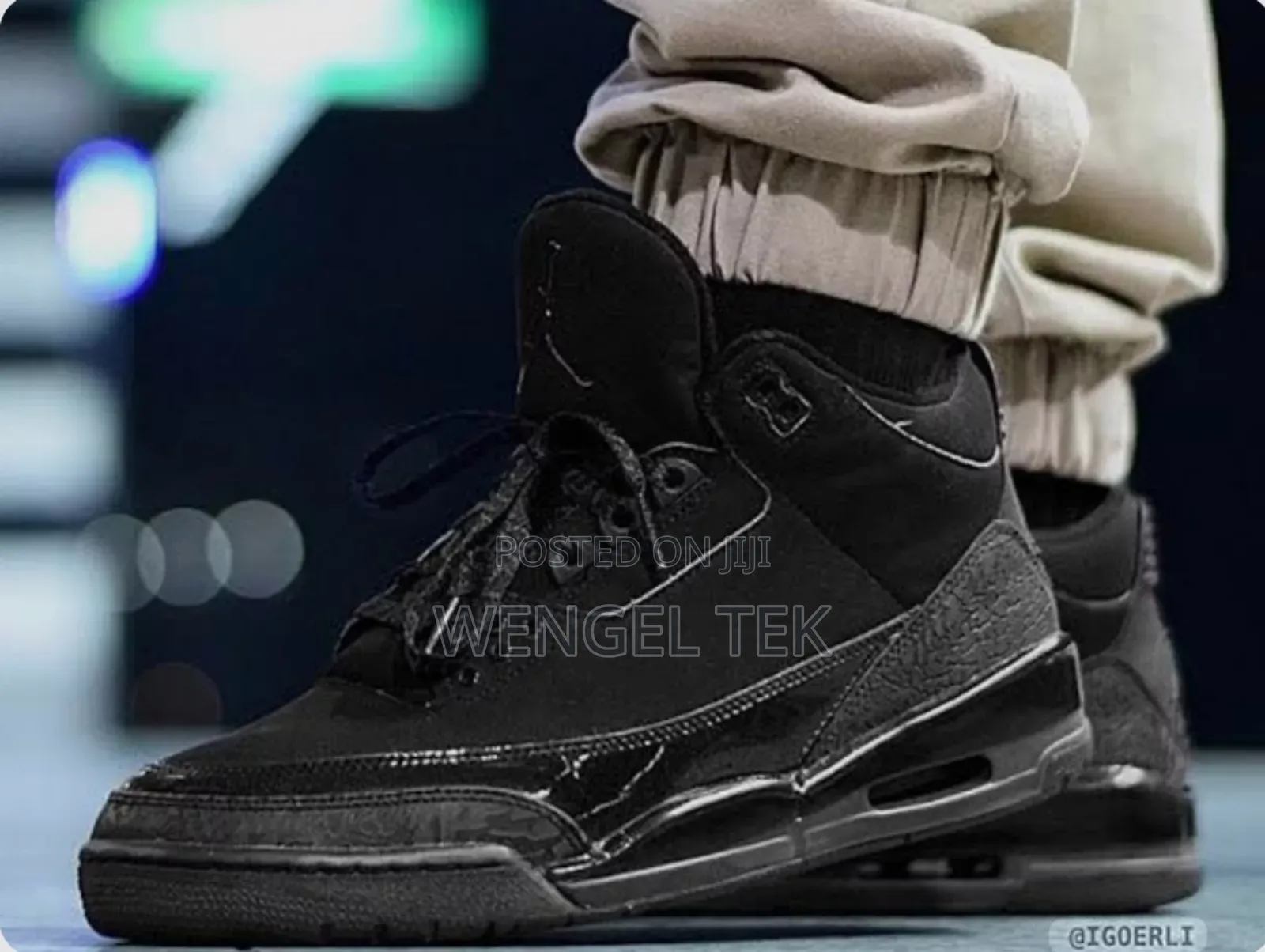 Air Jordan 3 Retro Black Cat ጆርዳን