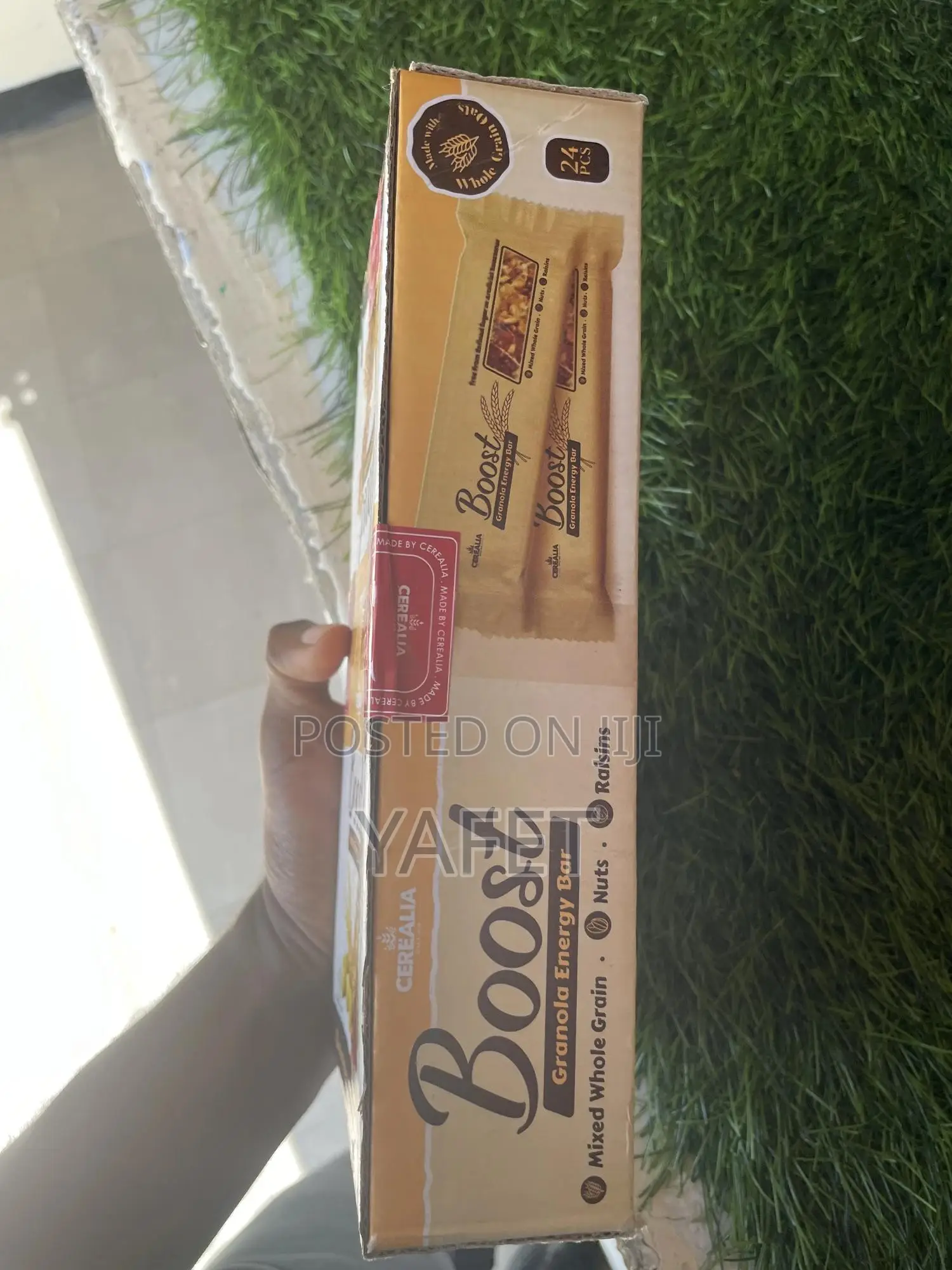 Boost Protein Granola Bar For Bodybuilders 1 Pack 24 Pieces