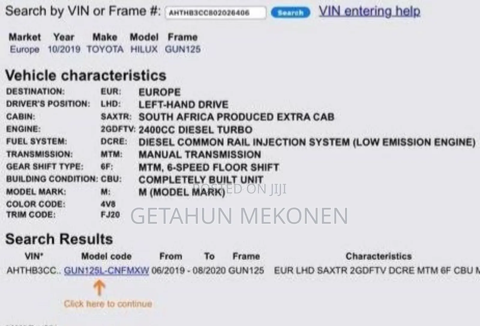 Toyota Hilux 2019 Gold