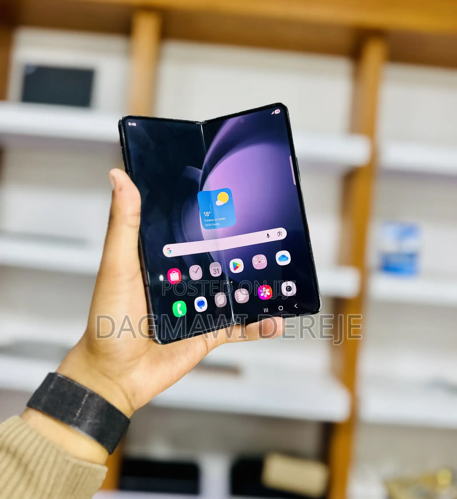 New Samsung Galaxy Z Fold 5 256 GB Black