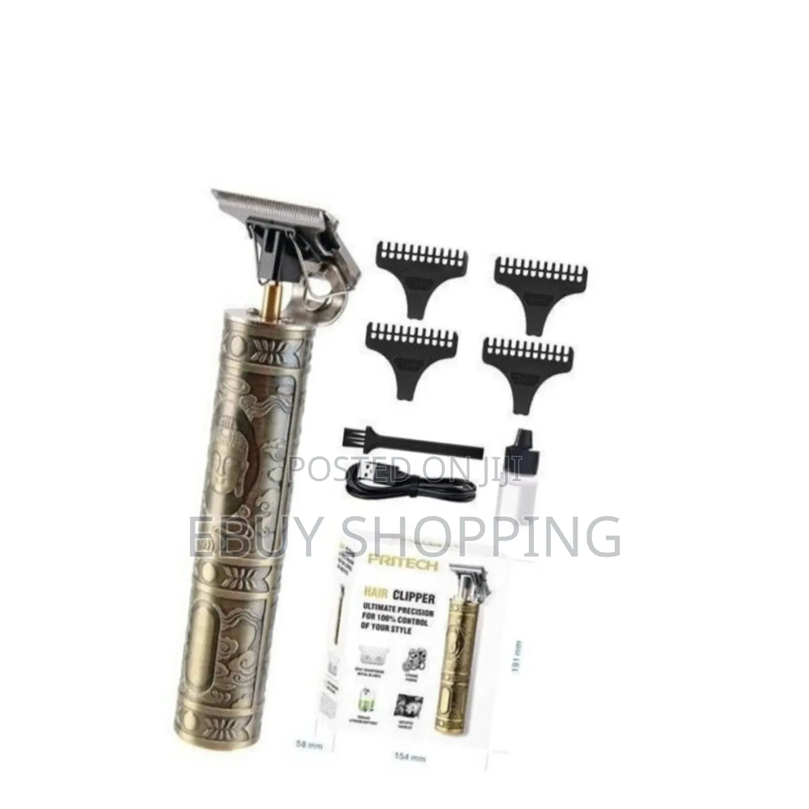 Heavy Duty Precision Trimmer – Fine Steel, 2h Use, Usb Charging