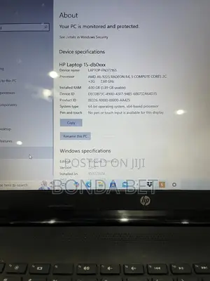 Laptop HP 15 4GB AMD A6 HDD 500GB