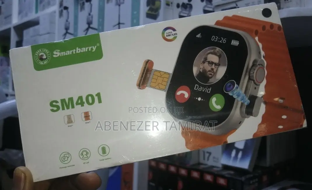 Smartbarry Sm401 Smartwatch - With Sim Card Camera (Android)
