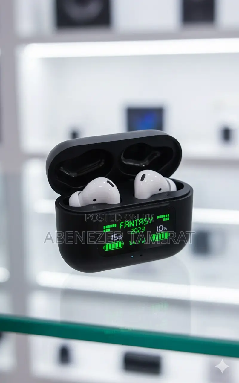 Kt15 Pro True Wireless Headphone - Digital Display Case