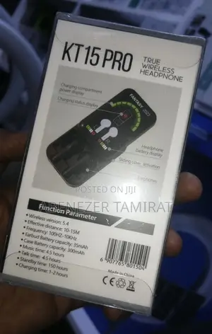 Kt15 Pro True Wireless Headphone - Digital Display Case
