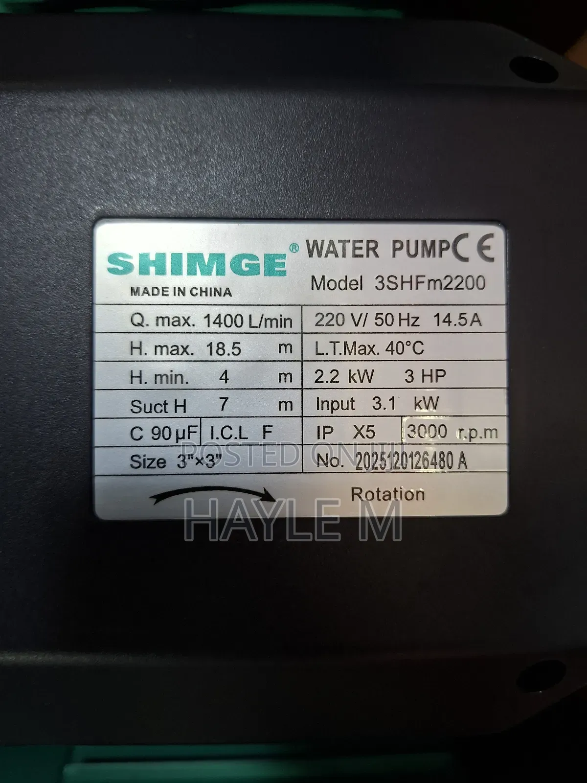 Shimge Surface Pump