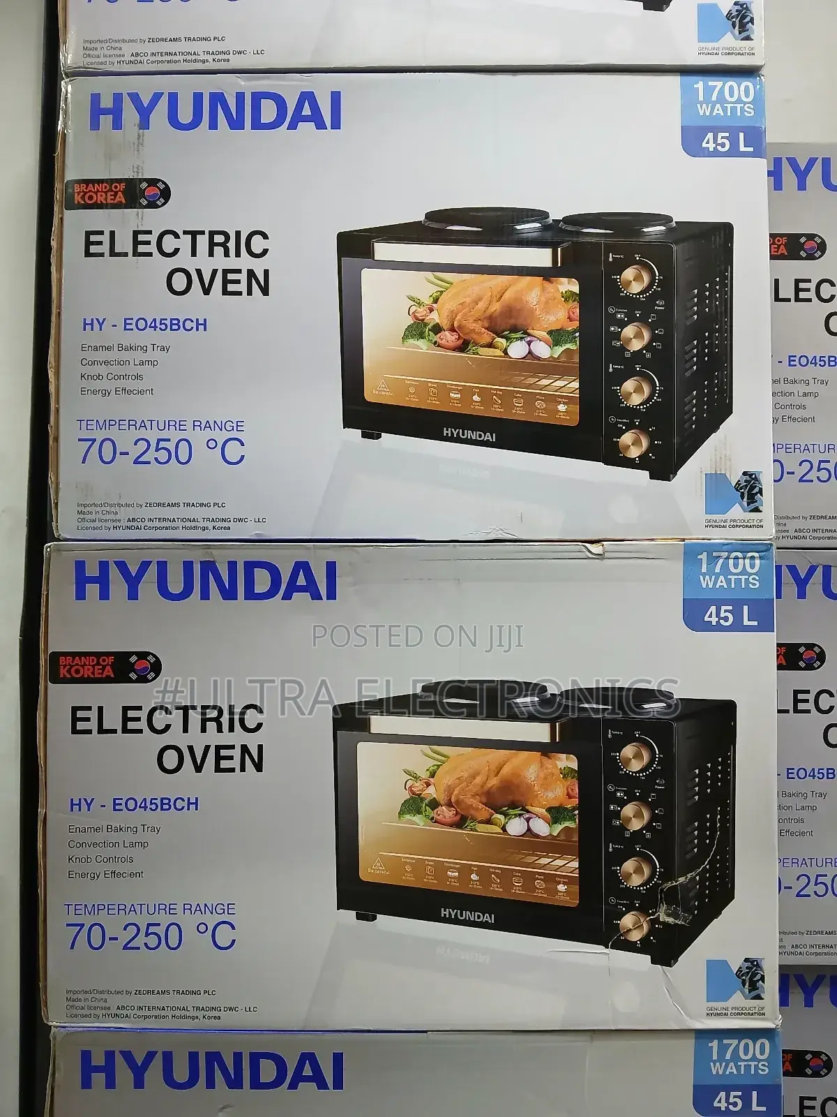 Hyundai Hy-Eo45bch Electric Oven. Capacity: 45 Liters