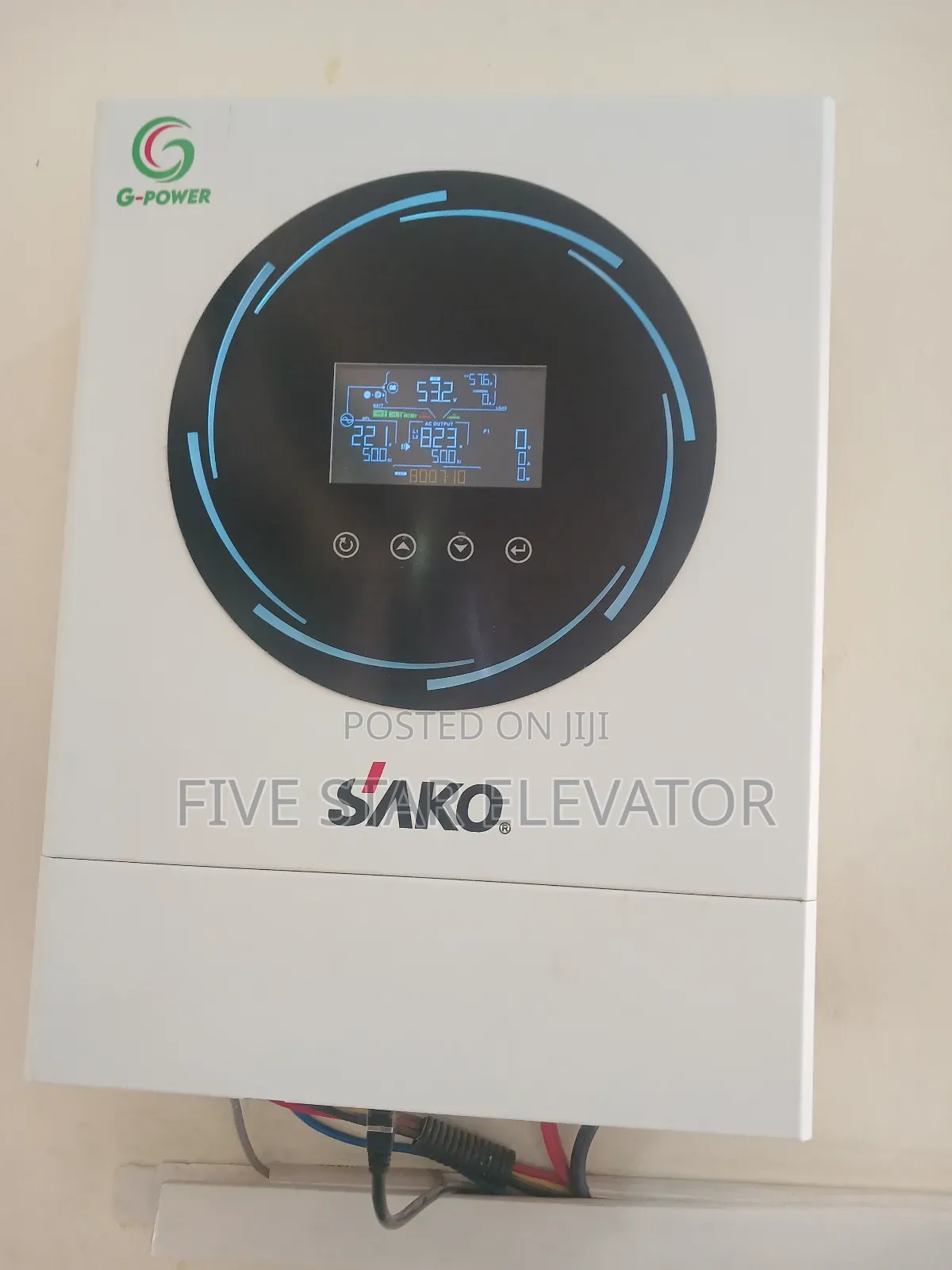 Solar Energy System 6kw Sako Inverter, 51.2v 100ah Battery