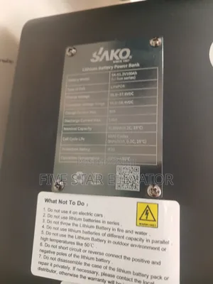 Solar Energy System 6kw Sako Inverter, 51.2v 100ah Battery