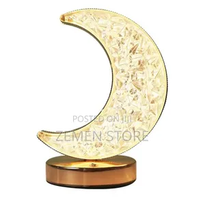 Crystal Star Table Lamp - የከዋክብት ቅርጽ ያለው የጌጣጌጥና የእራስጌ መብራት