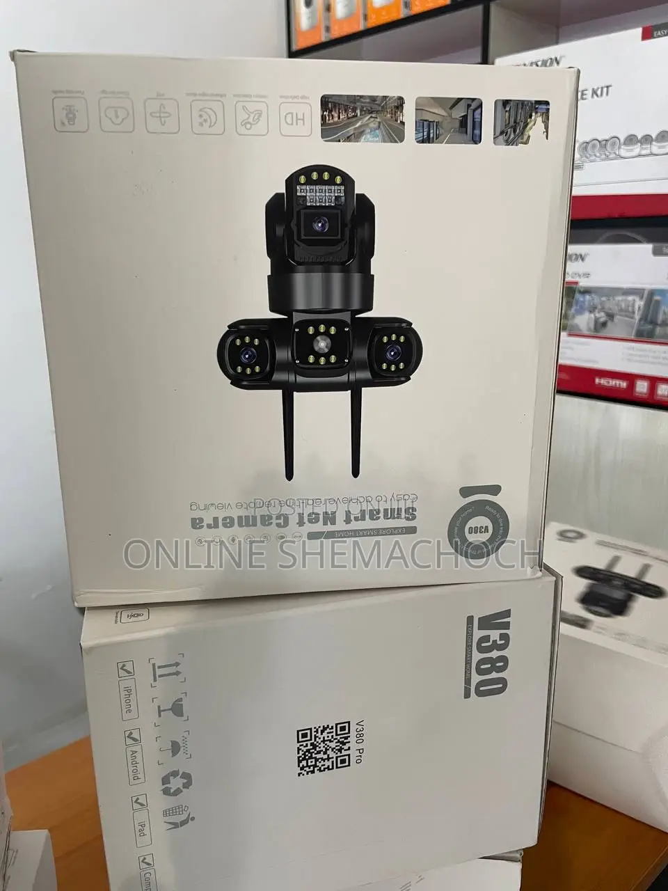 Smart Net Camera With Triple Lenses