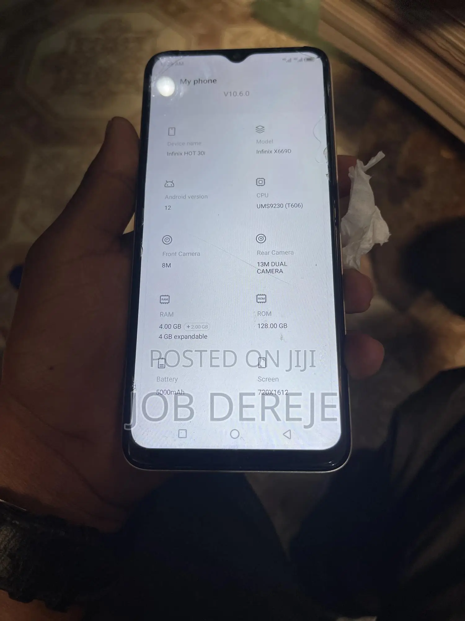 New Infinix Hot 30i 128 GB Orange