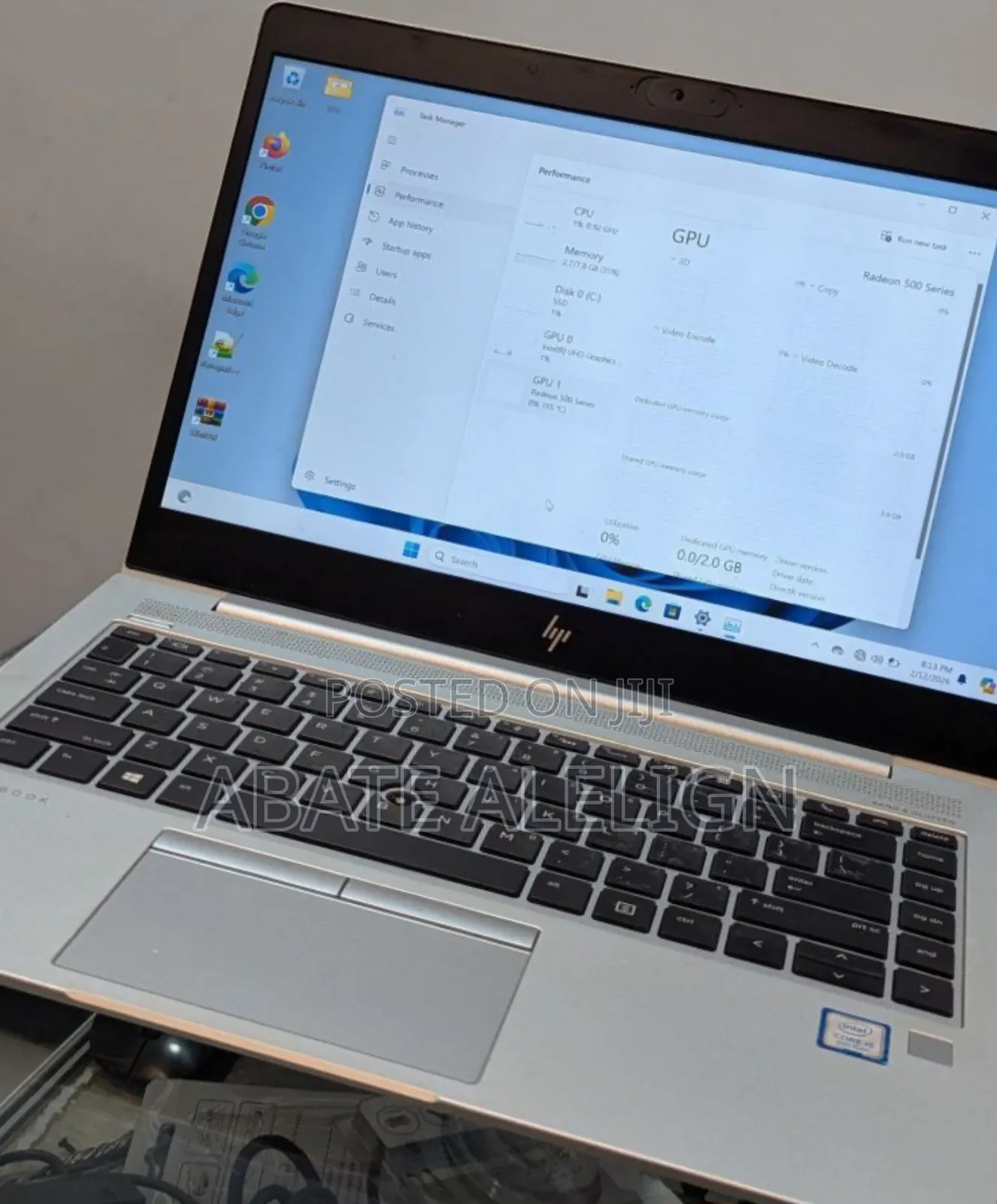 New Laptop HP EliteBook 840 8GB Intel Core I5 SSD 256GB