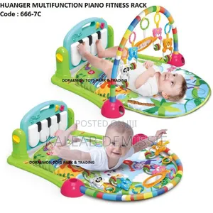 Multifunction Piano Fitness Rack Mat የሶስት ወር ህጻናት ተኝተው የፒያኖ ቁልፎቹን