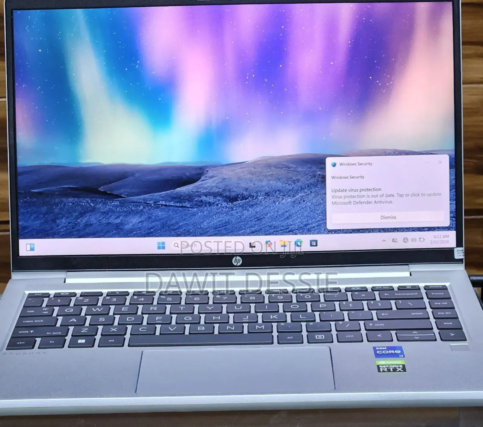 New Laptop HP 16GB Intel Core I7 SSD 512GB