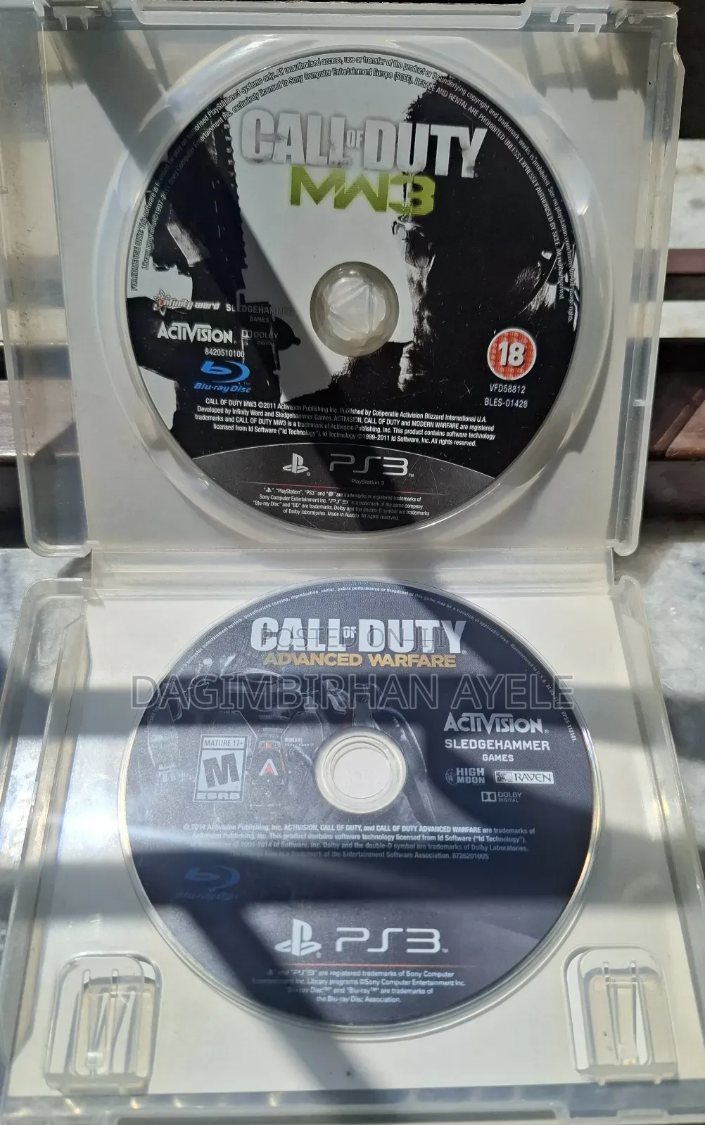 Ps3 Cd Game Call of Duty 3 and 4
