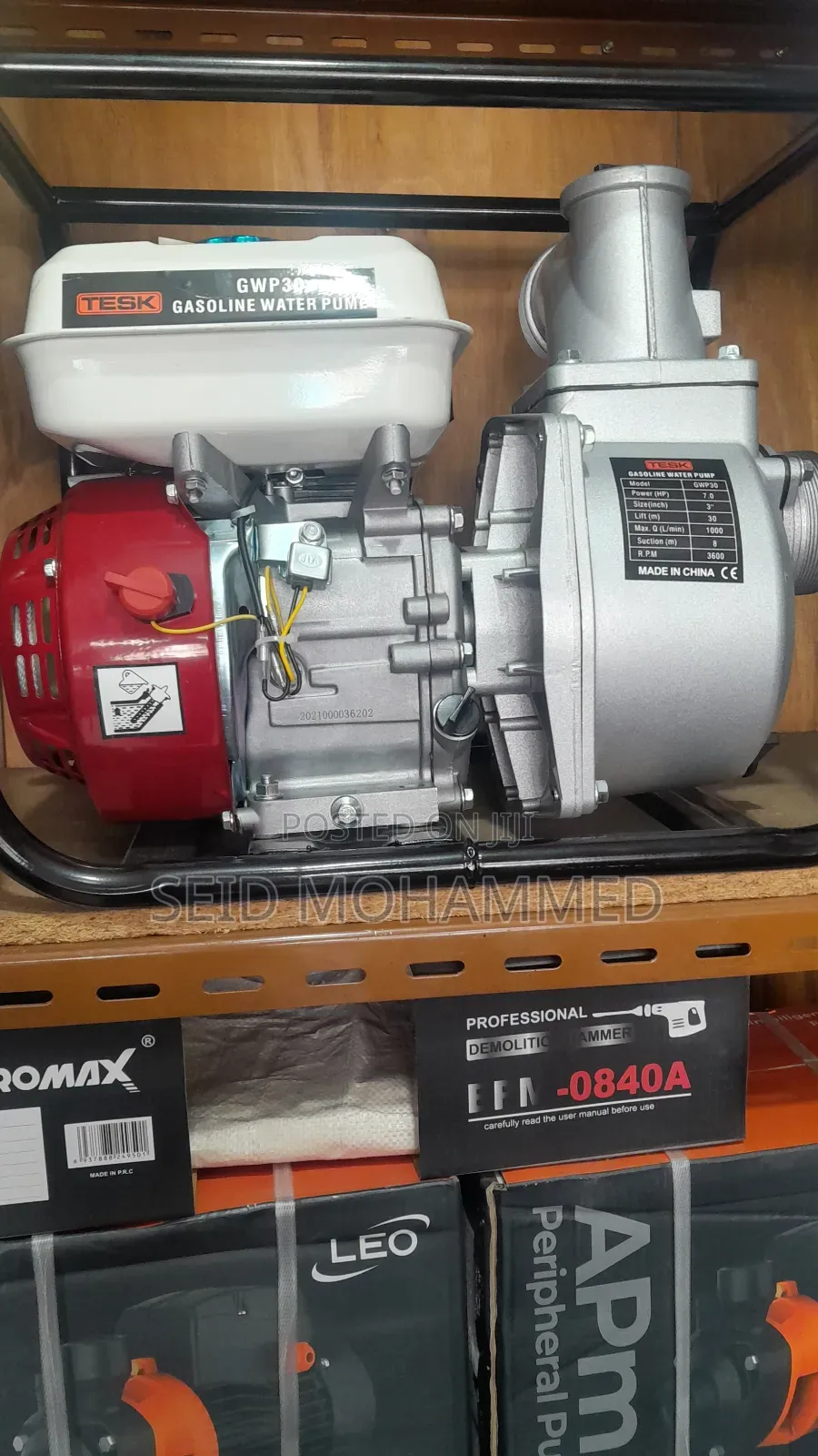 Water Pump 3 Inch Gasoline