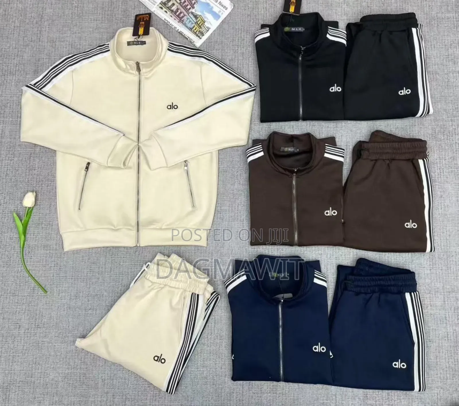 Original Quality Alo Adidas Tracksuit Sets Available