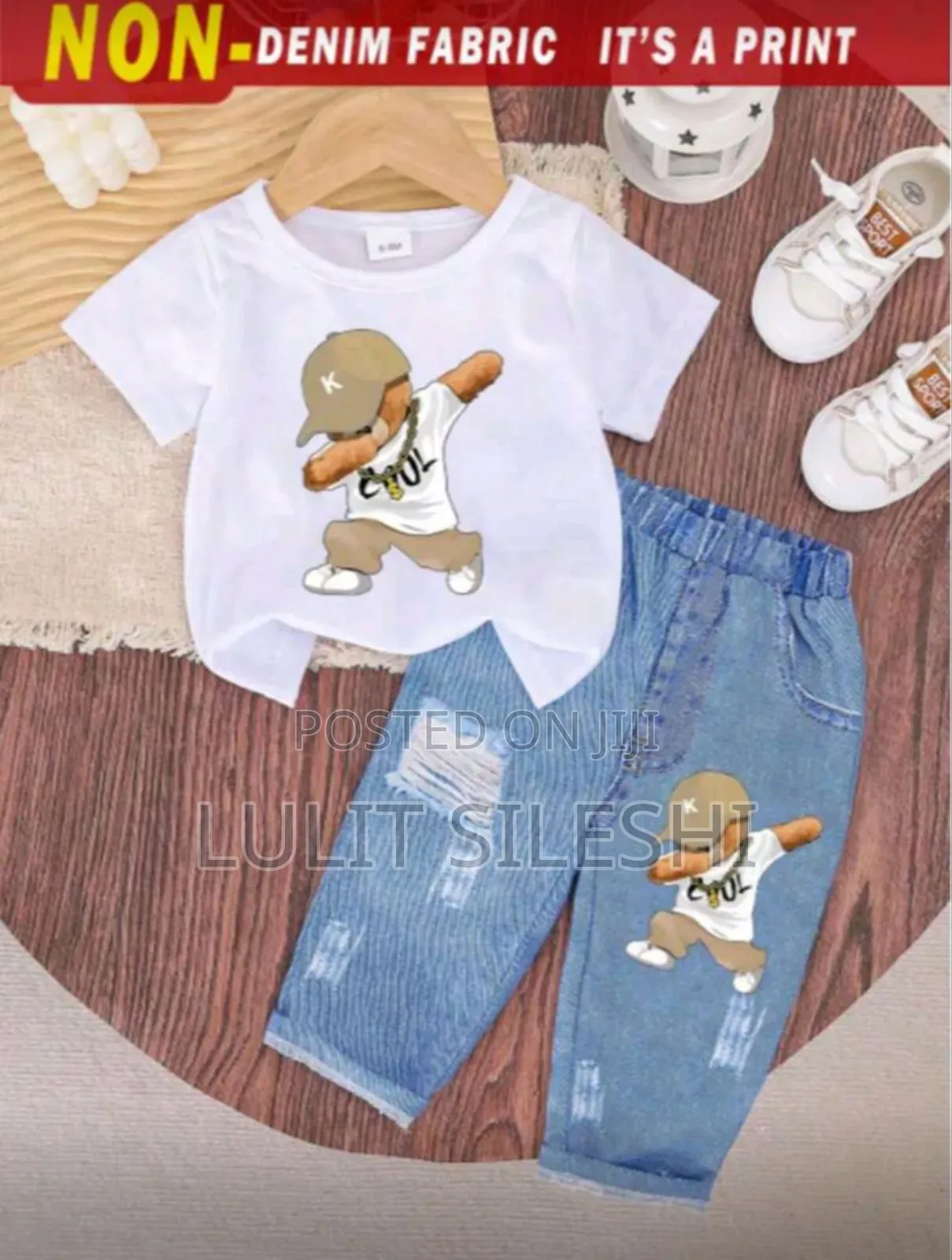 Baby Boy Dub Shirt Trouser Set
