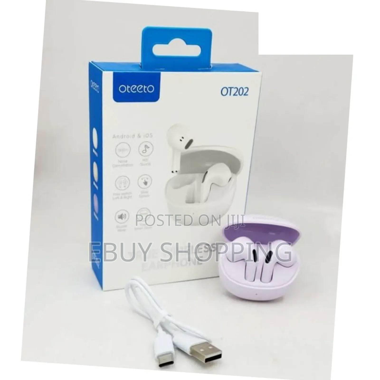 Oteeto Bt 5.3 Earbuds – Lag-Free Music, Clear Conversations