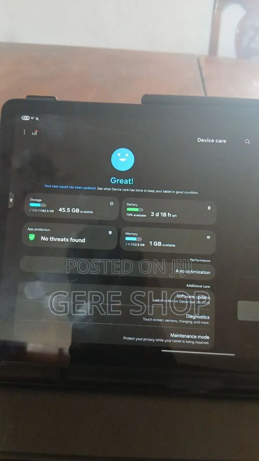 Samsung Galaxy Tab S6 Lite 128 GB Black