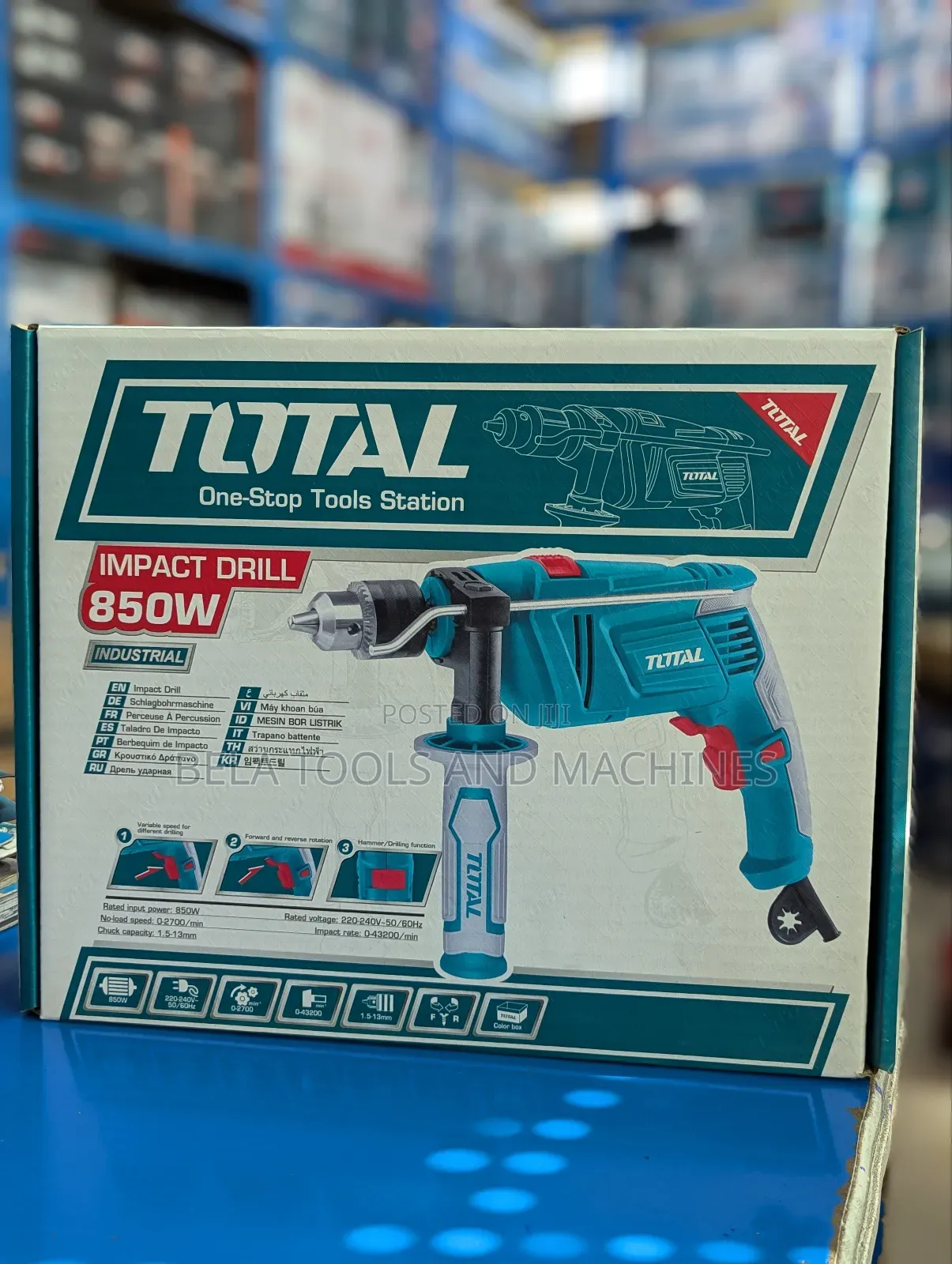 Total Drill 850w Original High Quality Drill Machine