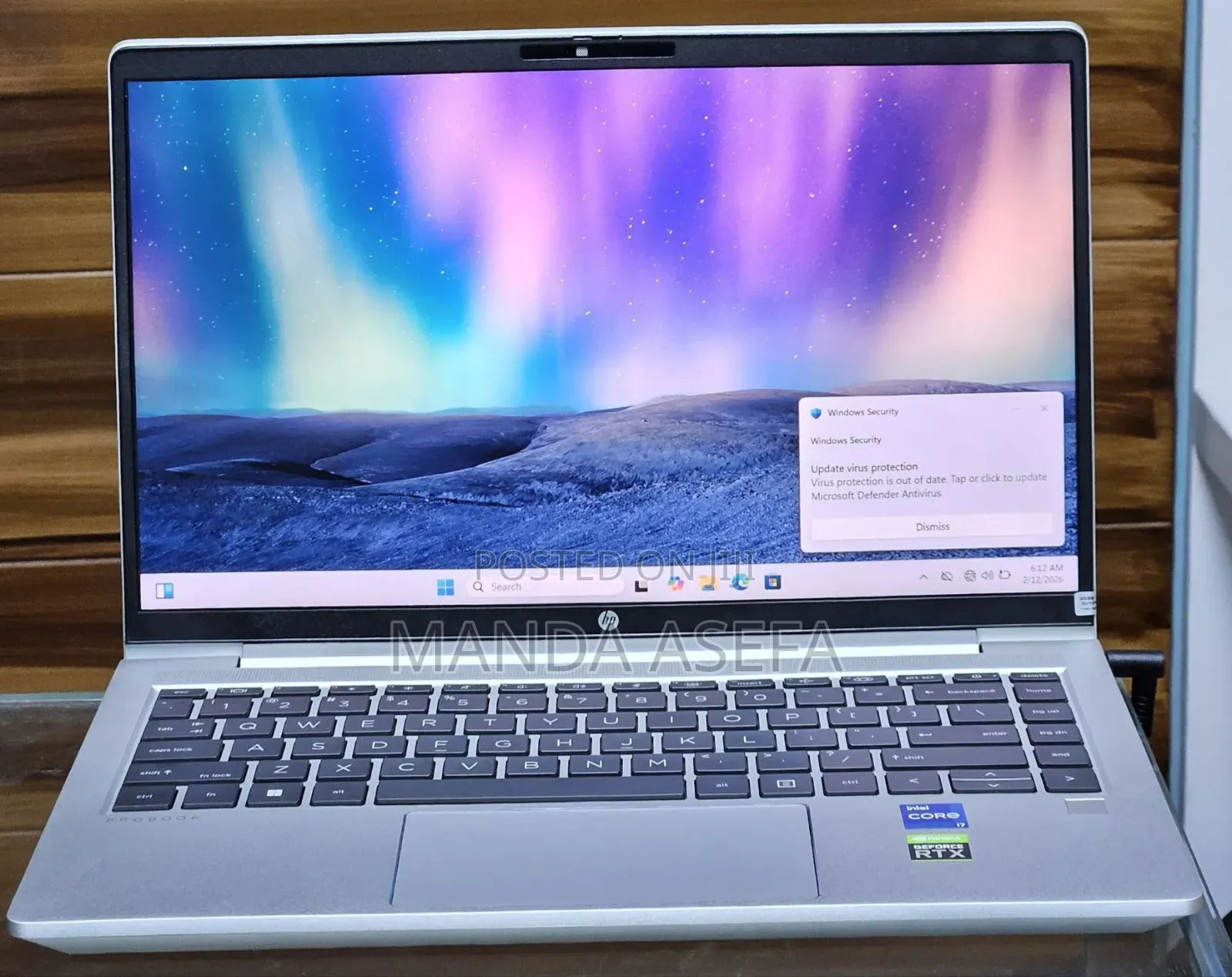 New Laptop HP 16GB Intel Core I7 SSD 512GB