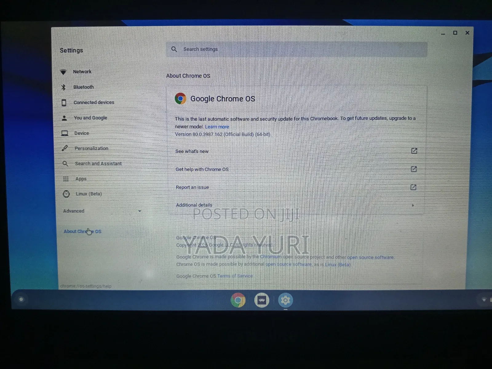 Laptop Samsung 2GB Intel Celeron eMMC 16 GB