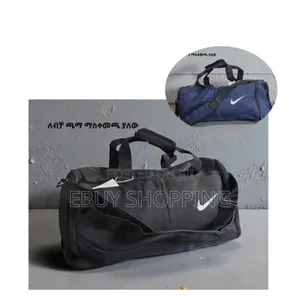 Three-Tone Duffel Bag With Dedicated Shoe Storage