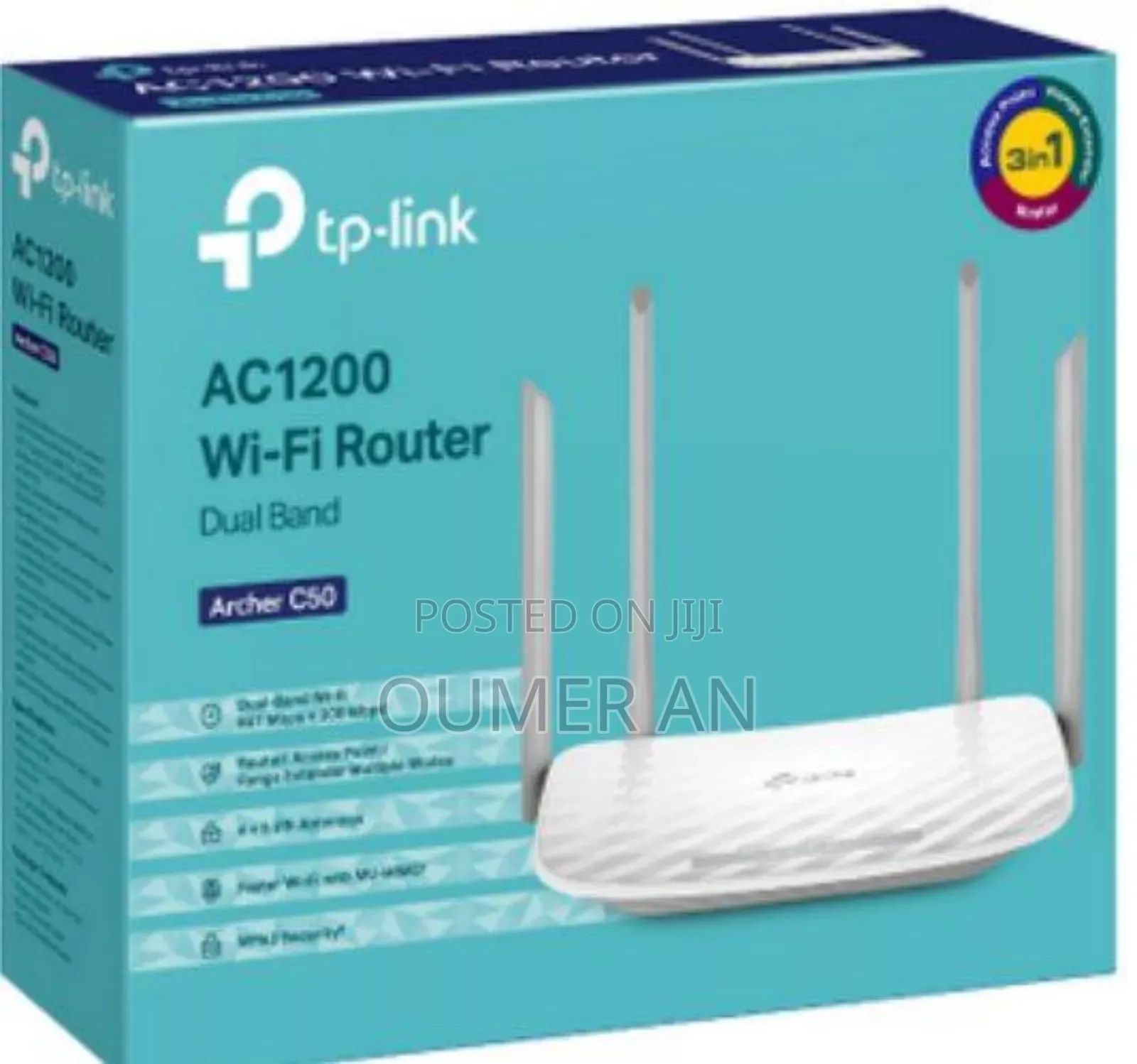Tp-Link Archer C50 Ac1200 Wireless Dual Band Router