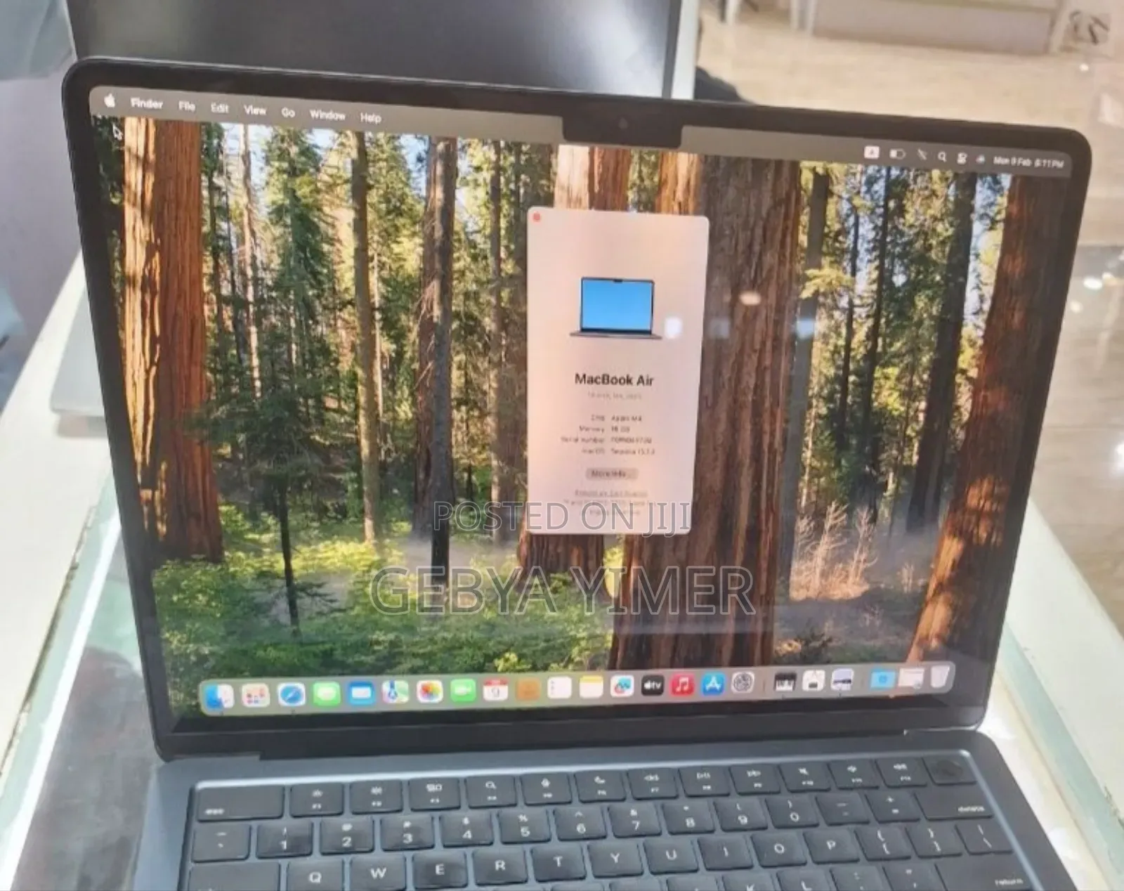 New Laptop Apple MacBook Air 2025 M4 13-Inch 16GB Apple M4 SSD 256GB