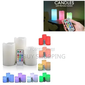 Rechargeable Style Flameless Candles – Color Changing, Remote,