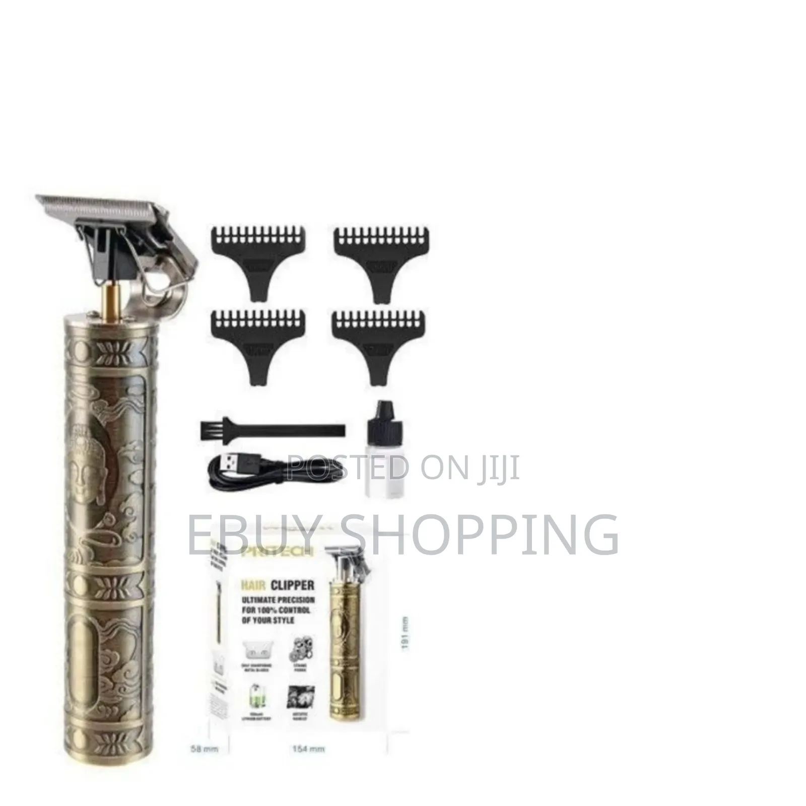 Professional Steel Blade Trimmer – Usb Charging, 2 Hours Usage