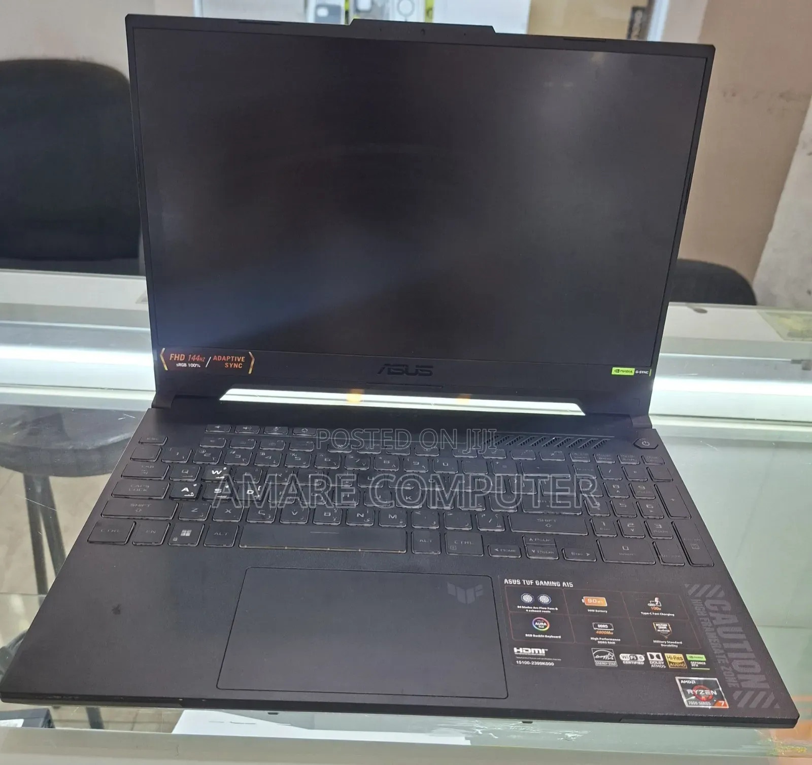 New Laptop Asus TUF Gaming A15 16GB AMD Ryzen 7 SSD 1T