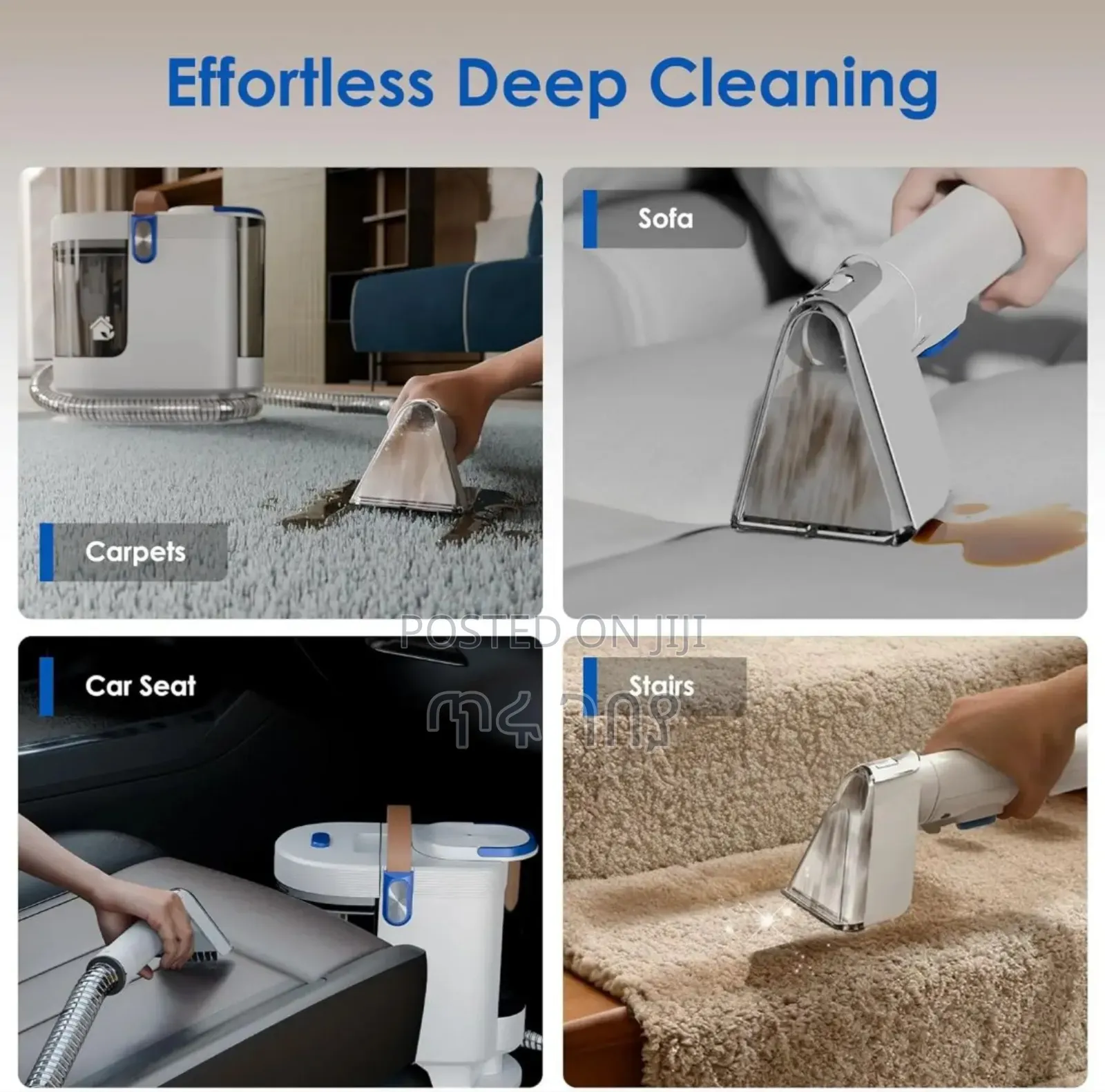 Light Sofa and Carpet Spot Vacuum Cleaner ከቦታ ቦታ ተንቀሳቃሽ ምንጣፍ ማፅጃ