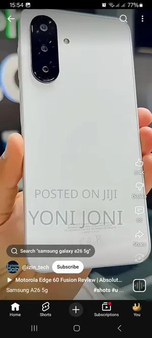 New Samsung Galaxy A26 256 GB Black