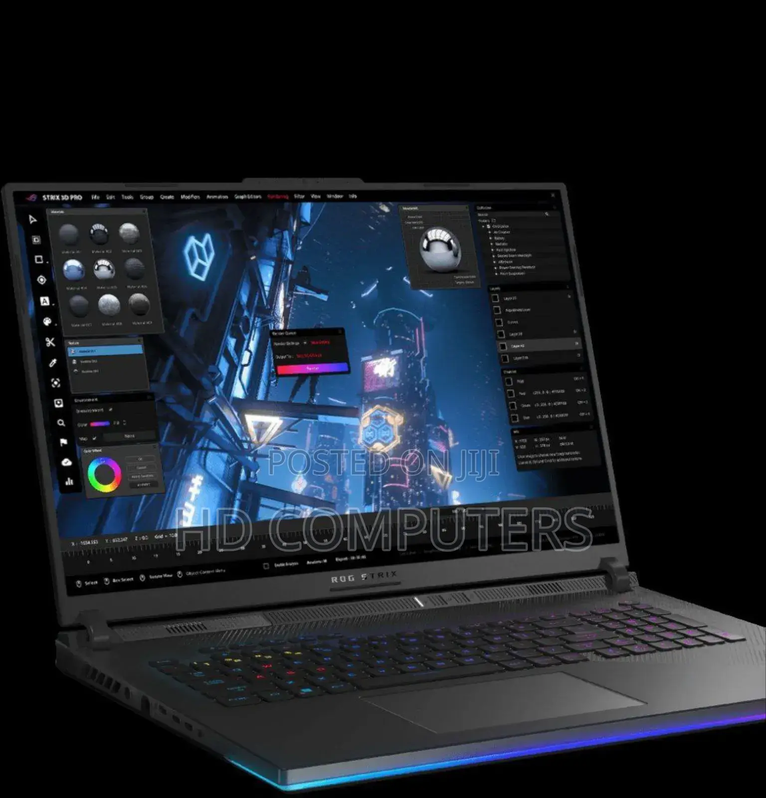 New Laptop Asus ROG Strix G16 G614 16GB Intel Core I9 SSD 1T