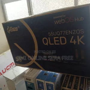 Enzo Smart Qled Tv 55 Inch Andraid Framless Tv 2025 Model