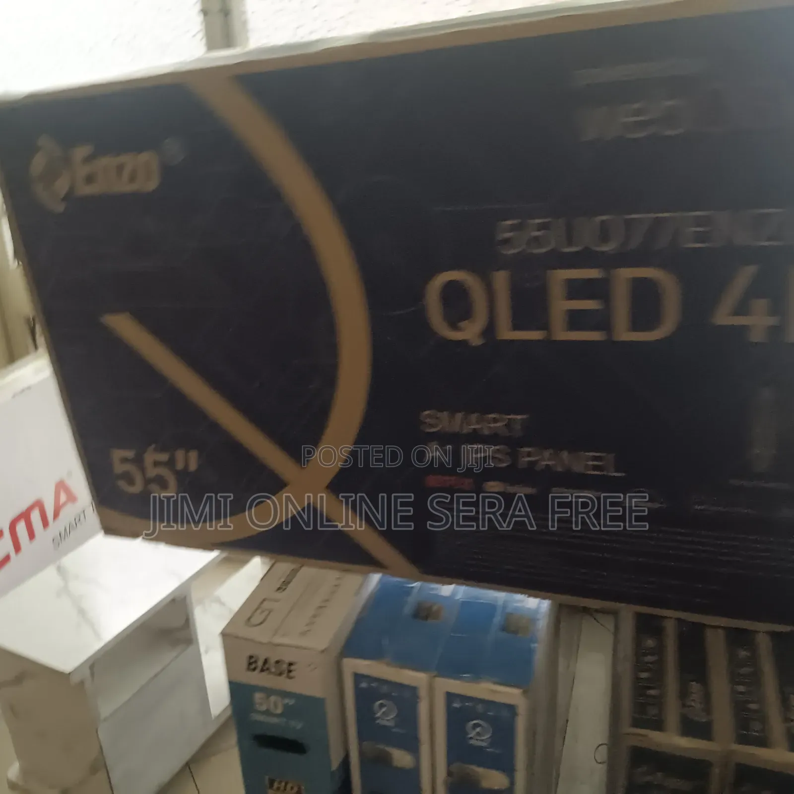 Enzo Smart Qled Tv 55 Inch Andraid Framless Tv 2025 Model