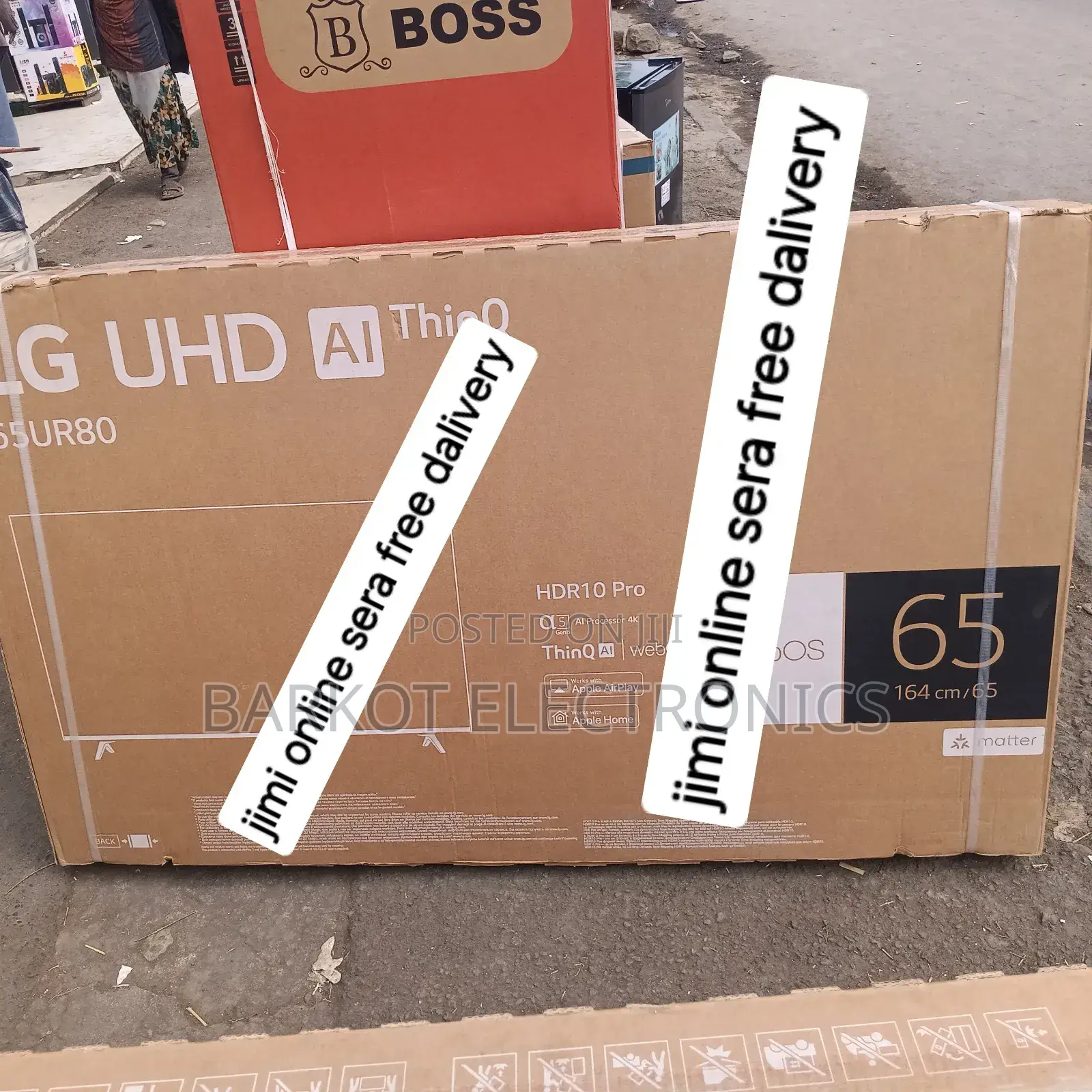 Lg Uhd Thinq 65ur80 Model Lg Smart Qled Tv Andrad Framless 2025 Model