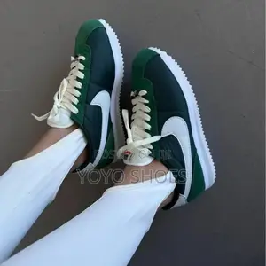 Nike Cortez in the Fire Green Fashion Sneaker