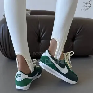 Nike Cortez in the Fire Green Fashion Sneaker