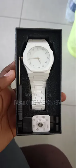 Audemars Piguet Arabic Numeral Dial Watches in White and Dark Ceramic