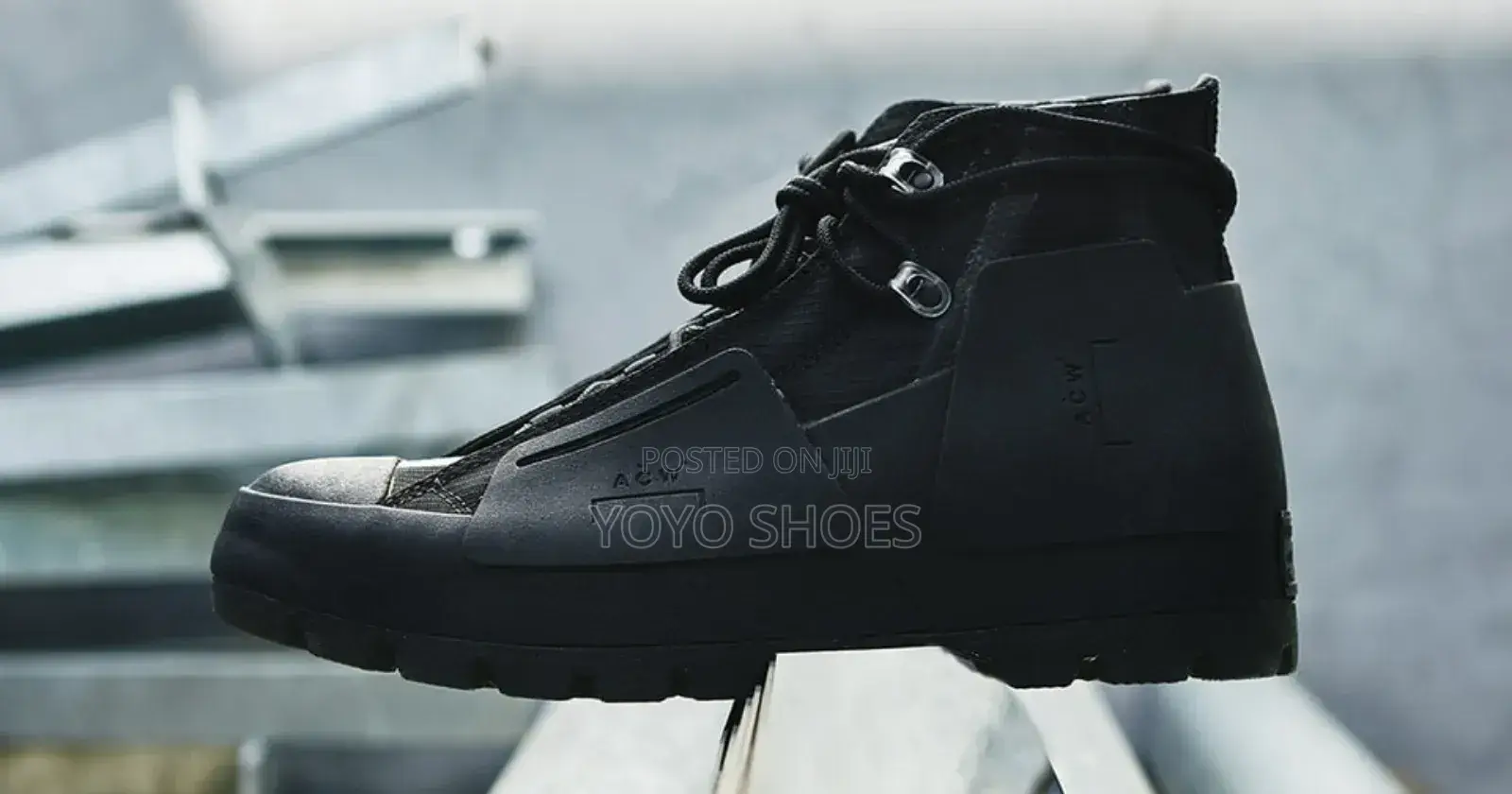 All Star Converse a-Cold -Wall * Taylor Triple Black Fashion Boots