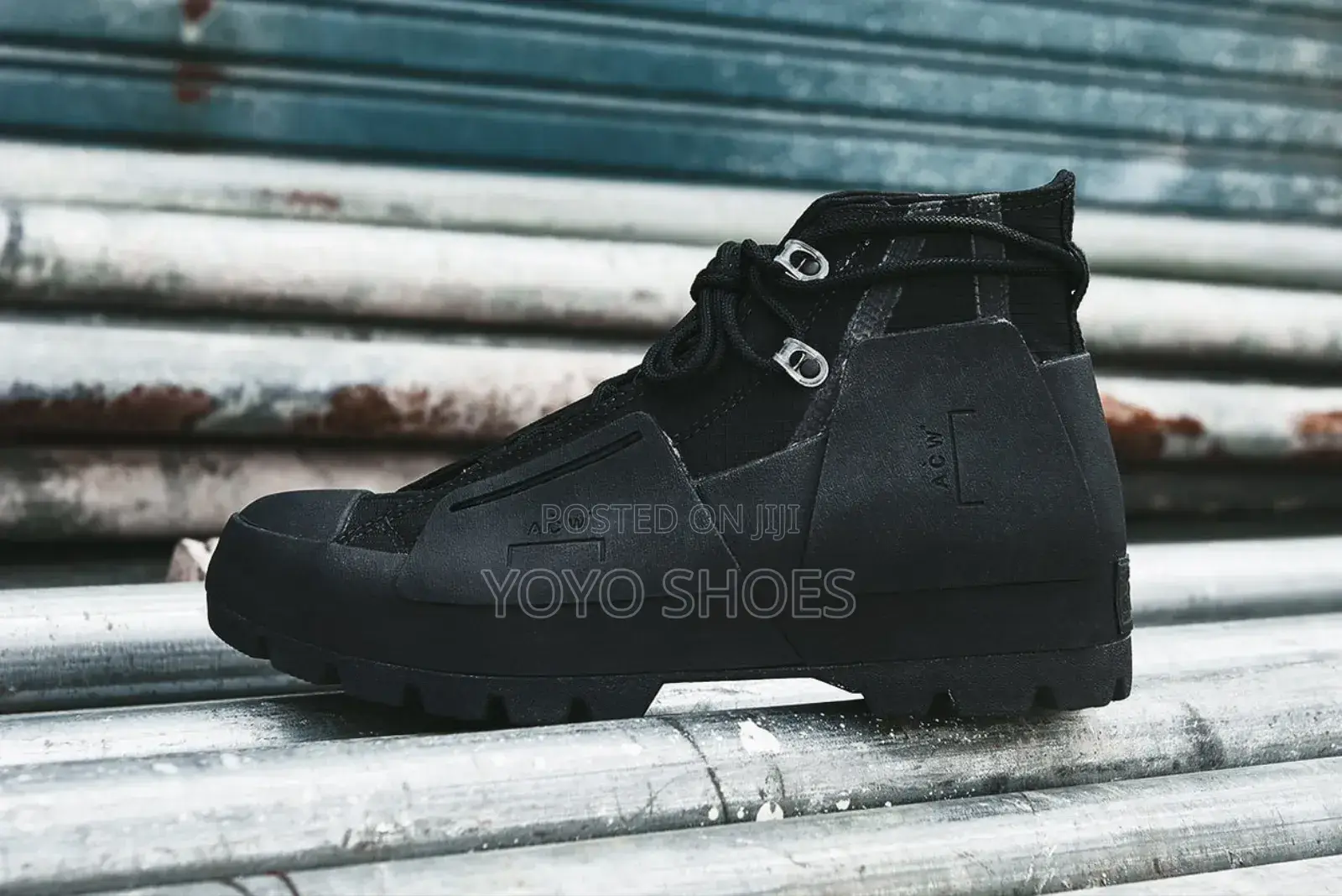 All Star Converse a-Cold -Wall * Taylor Triple Black Fashion Boots
