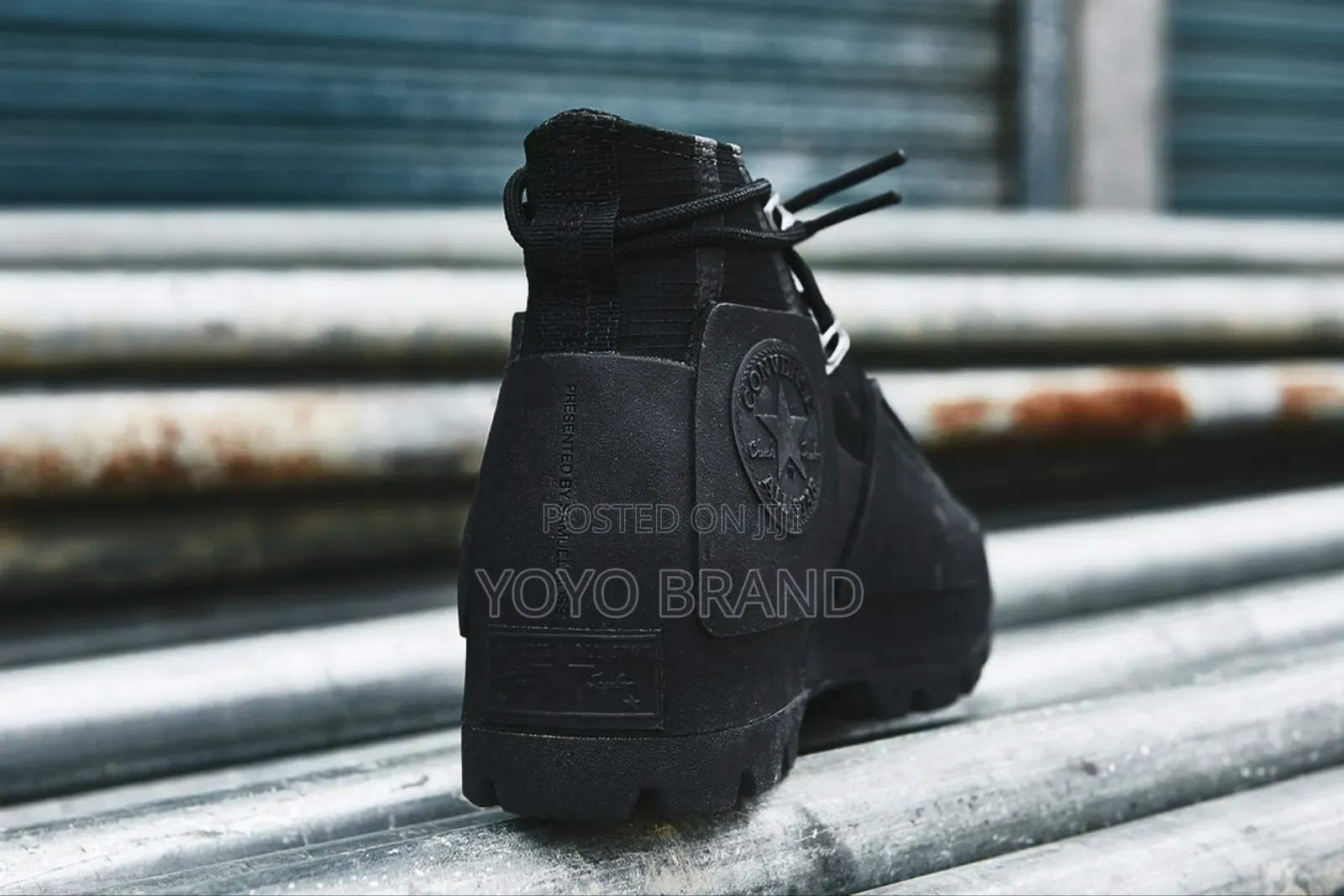 All Star Converse a-Cold -Wall * Taylor Triple Black Fashion Boots