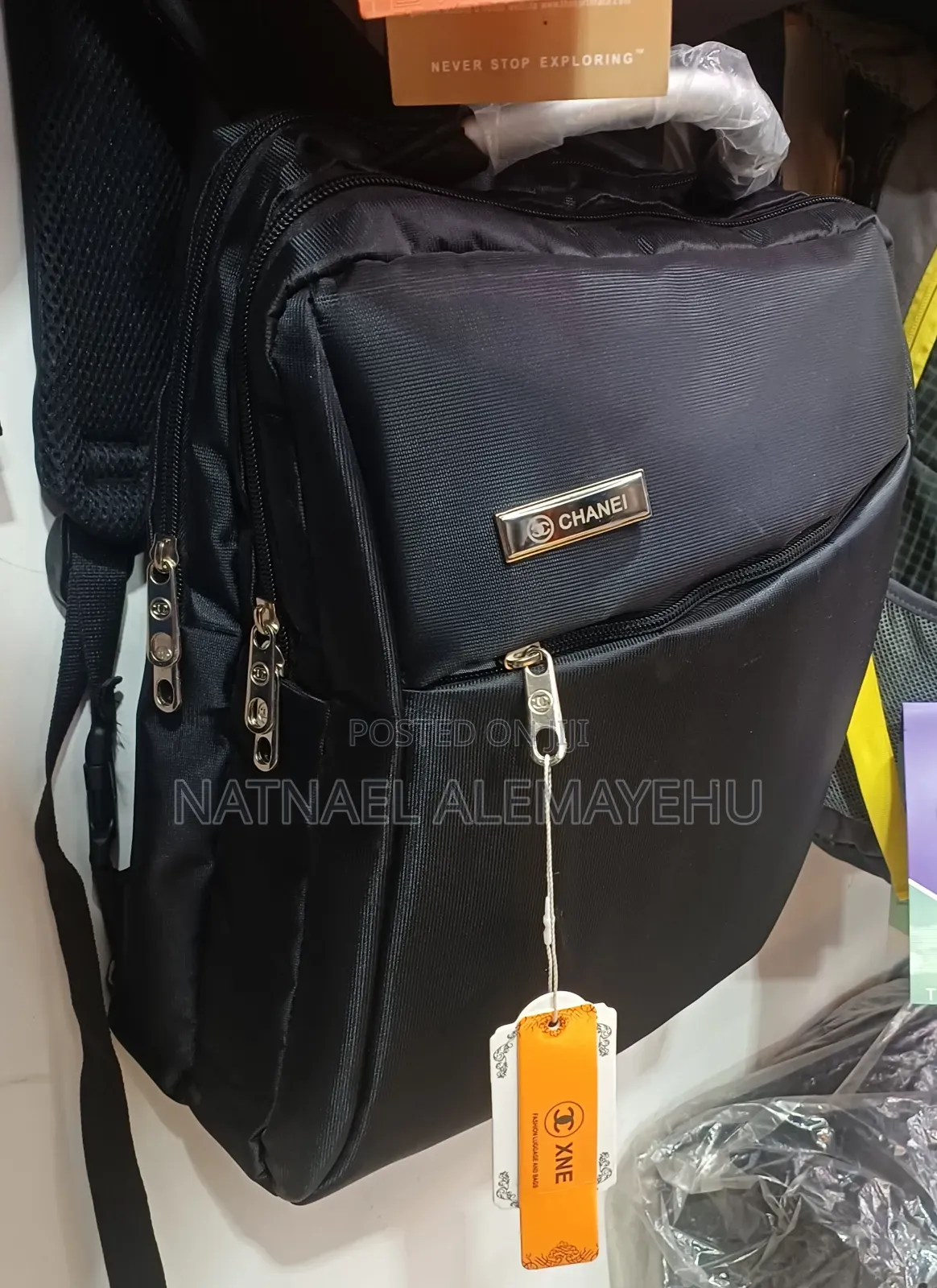 Black Laptop Backpack